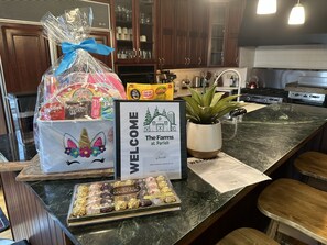 Fridge, microwave, oven, stovetop - Spacious Colonial Farmhouse on 240 Acres (Parish)