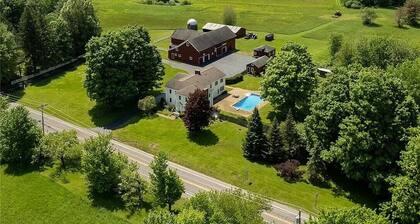 Spacious Colonial Farmhouse on 240 Acers