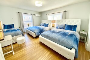 5 chambres, fer et planche à repasser, Wi-Fi, draps fournis