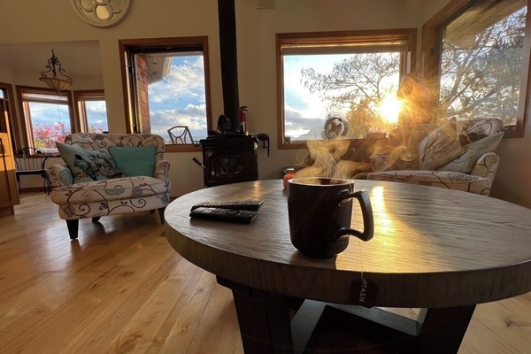 Living room space.