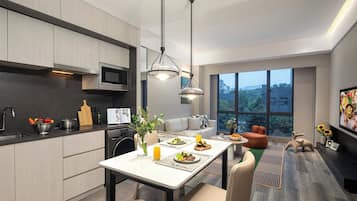 Executive Room, 1 Bedroom | Private kitchen