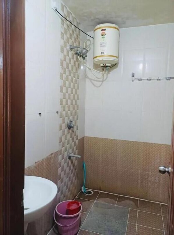 Soap, shampoo, toilet paper