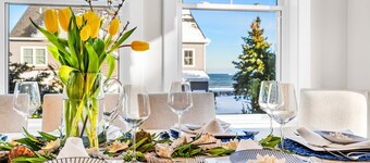 Estate w/ Water Views! Steps to Beach! Sleeps 14!