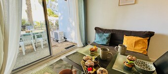 LE SANTA MARIA- Appartement Une chambre avec Jardin et parking