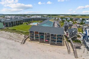 Exterior - Gorgeous Beachfront Condo with Pool (Surf City)