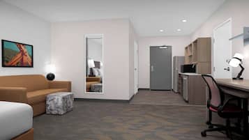 Down duvets, in-room safe, iron/ironing board, free WiFi