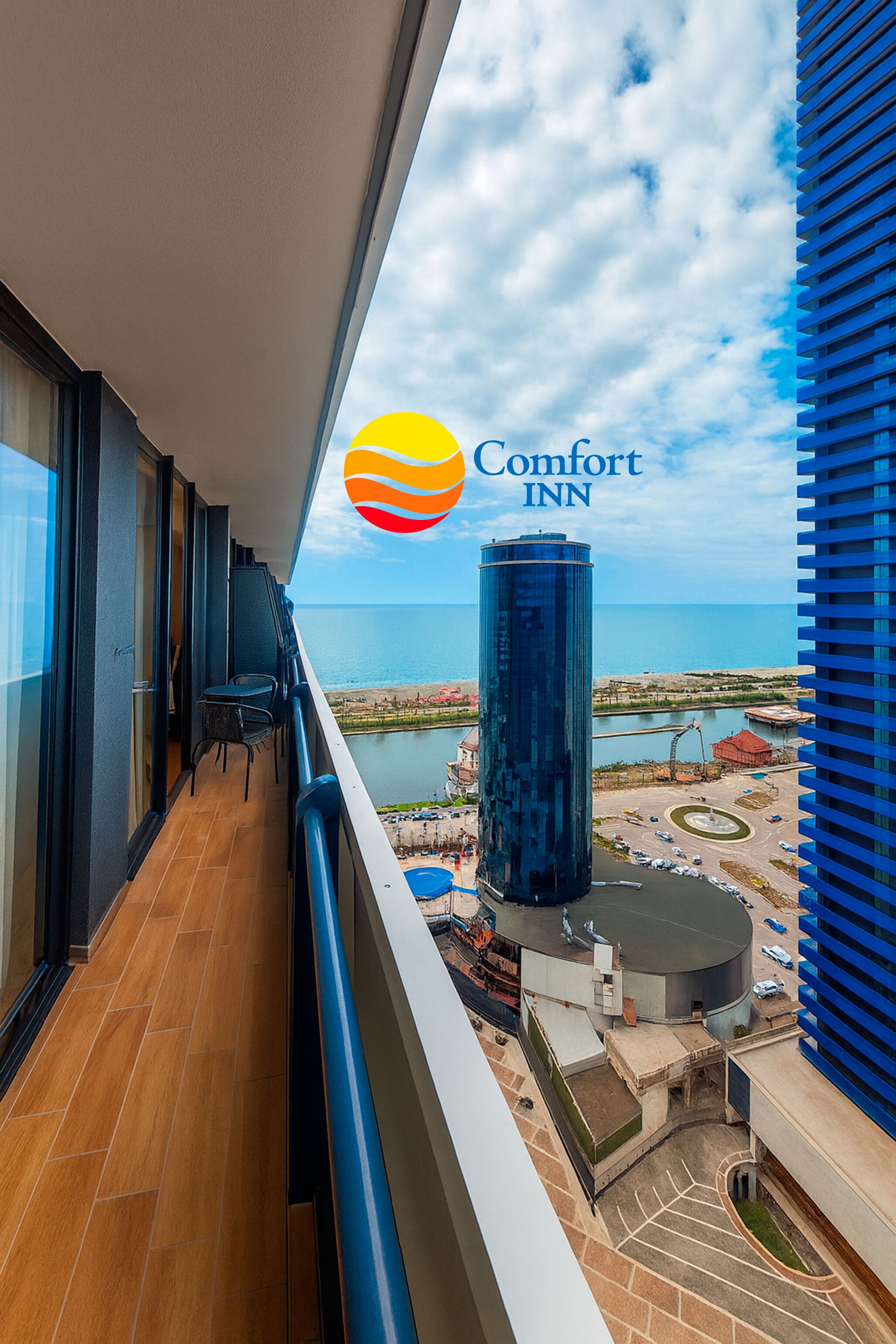 舒適開放式套房, 1 間臥室, 非吸煙房, 海景 | 陽台