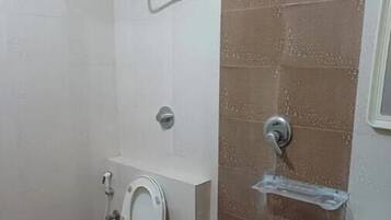 Soap, shampoo, toilet paper