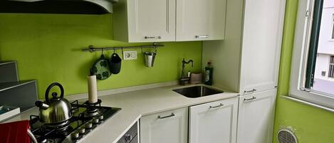 Fridge, oven, dishwasher