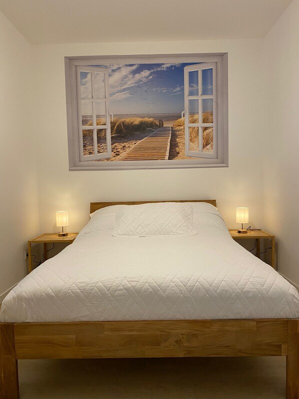 3 makuuhuonetta, silitysrauta/-lauta, Wi-Fi, vuodevaatteet