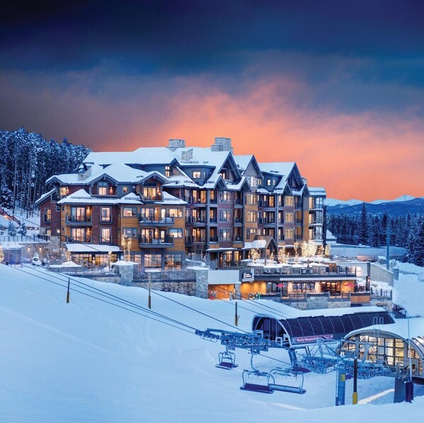 Experience the hotel's stunning mountain views from spacious balconies and large windows.
