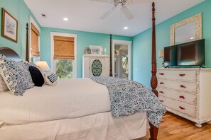 5 habitaciones, tabla de planchar con plancha, wifi y ropa de cama