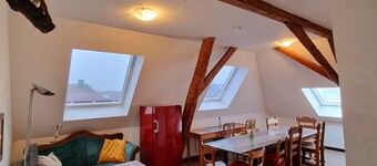 Ferienwohnung Jesus - Großzügiges Loft mit Blick auf Burg und Kirchturm