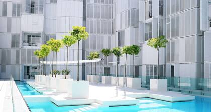 Luxury Apartments Patio Blanco