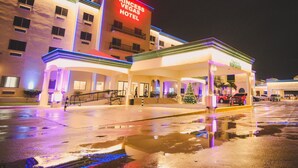 A hotel with a prominent sign reading "Princess Vegas Hotel." - Princess Vegas Hotel & Casino (Corozal)