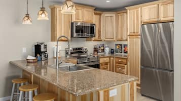 Condo, 2 Bedrooms | Private kitchen | Fridge, coffee/tea maker, toaster