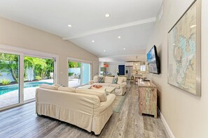 Smart TV - Bimini Bay: 3 Blocks to Beach! Private Pool! by Anna Maria Life Vacation Rentals (Anna Maria)