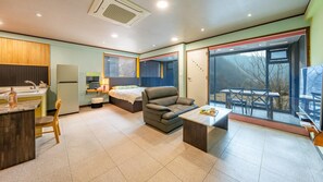 Basic Room, 1 Bedroom (A1) | Living area | LCD TV - Gapyeong Poin Poolvilla Pension (Gapyeong)