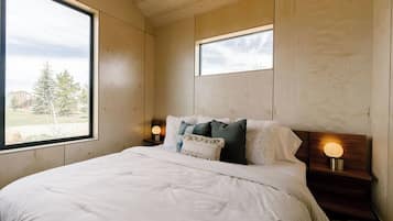 1 bedroom, premium bedding, down duvets, individually decorated