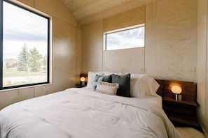 1 bedroom, premium bedding, down duvets, individually decorated