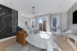 4 habitaciones, escritorio, tabla de planchar con plancha y wifi gratis