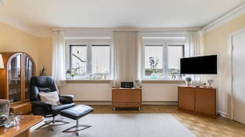 Fernseher, DVD-Player, Stereoanlage