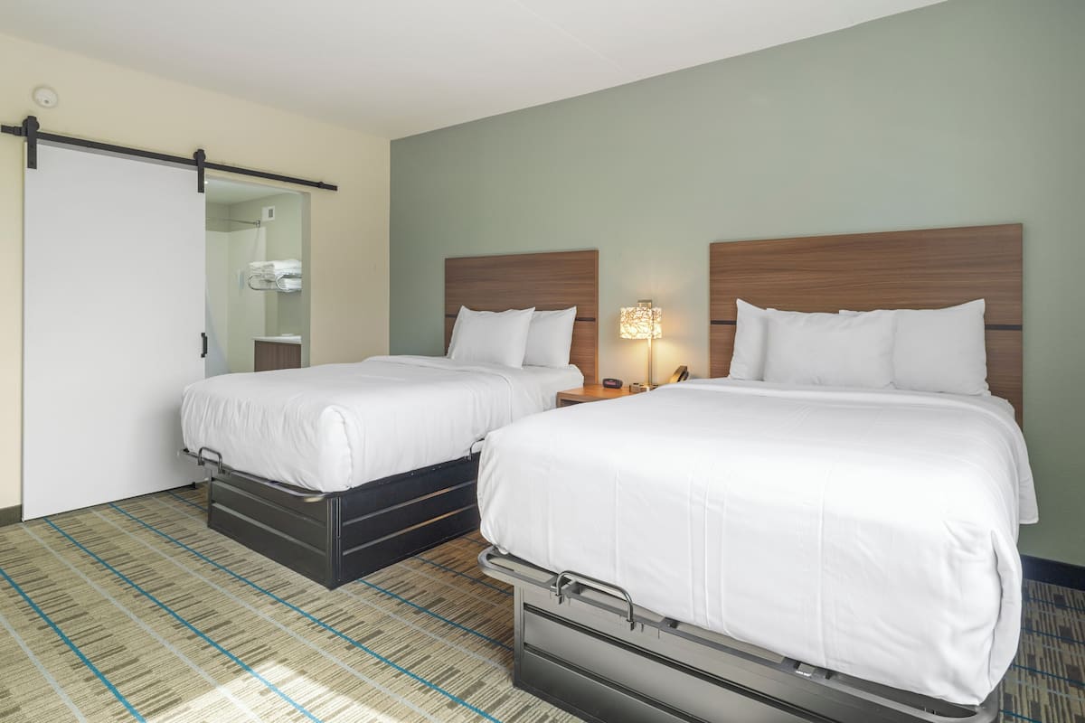 客房, 2 張標準雙人床, 非吸煙房 (Efficiency)