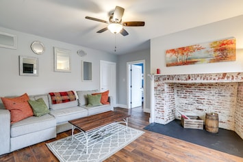 Yardley Vacation Rental | 3BR | 1.5BA | 1,800 Sq Ft | Stairs Required for Access