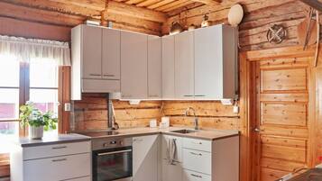 Fridge, microwave, dishwasher, toaster