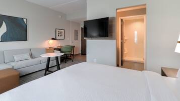 Allergikerbettwaren, Schreibtisch, laptopgeeigneter Arbeitsplatz