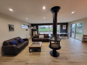 تلفزيون، مدفأة