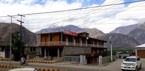 Byutsikt fra overnattingsstedet