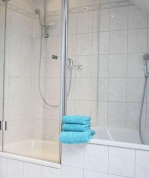 Shower, hair dryer