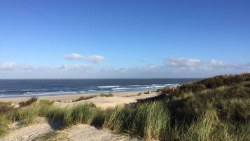 Vlak bij het strand