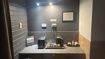 Individually furnished, desk, laptop workspace, blackout curtains