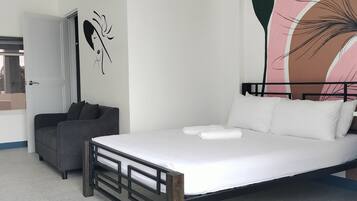 1 habitación, wifi gratis y ropa de cama