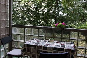 Outdoor dining - Holiday apartment CasaBrema (Bremen)