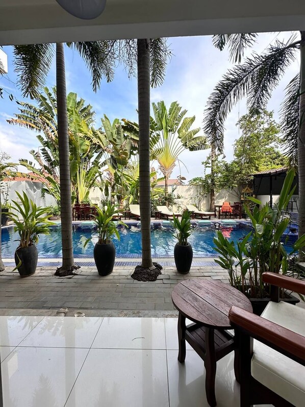 View from room - Angkor Sweet Night Hotel (Siem Reap)