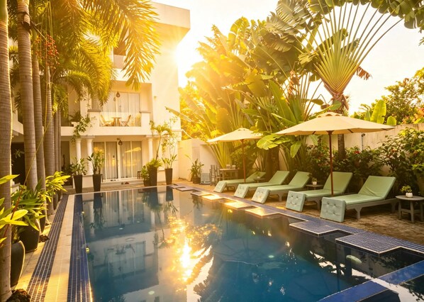 Front of property - Angkor Sweet Night Hotel (Siem Reap)