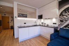 Private kitchen - Apartament AVIATOR lokalizacja w centrum (Nowy Targ)