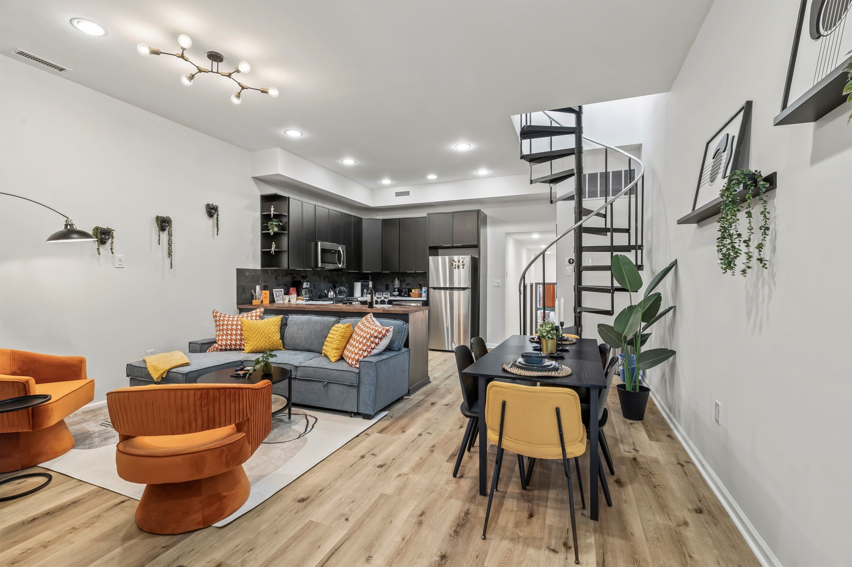 TV, fireplace, video games, books