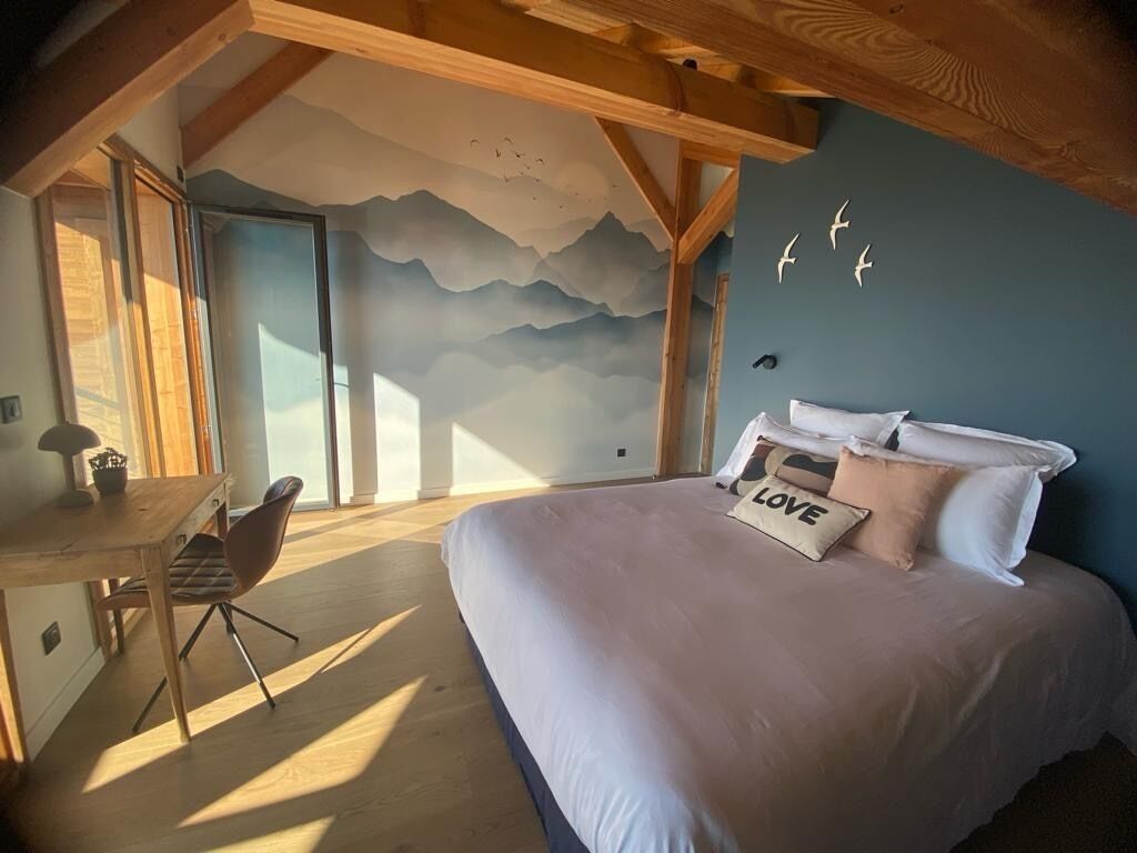 4 chambres, fer et planche à repasser, Wi-Fi gratuit, draps fournis