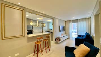 Apartamento luxo | Área de estar