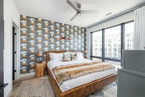 2 chambres, bureau, Wi-Fi gratuit, draps fournis