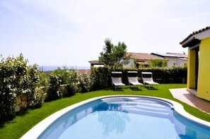 Outdoor pool - VILLA NADIA, BUDONI PRIVATE POOL SEA VIEW (Tanaunella)