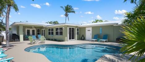 Una piscina climatizada
