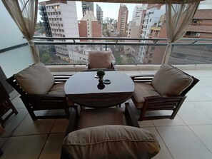 Outdoor dining - Departamento Duplex Para 4 Personas Nueva Córdoba Plaza España (Córdoba)