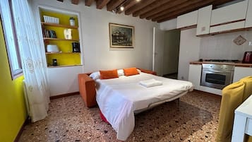 Classic Apartment | Living area | 32-inch Smart TV with digital channels