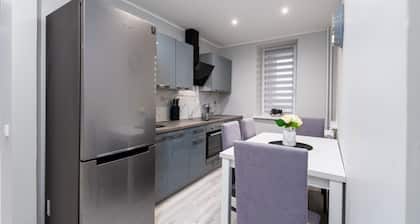 Stylish Apartment For up to 4 Guests With WiFi, Free Parking