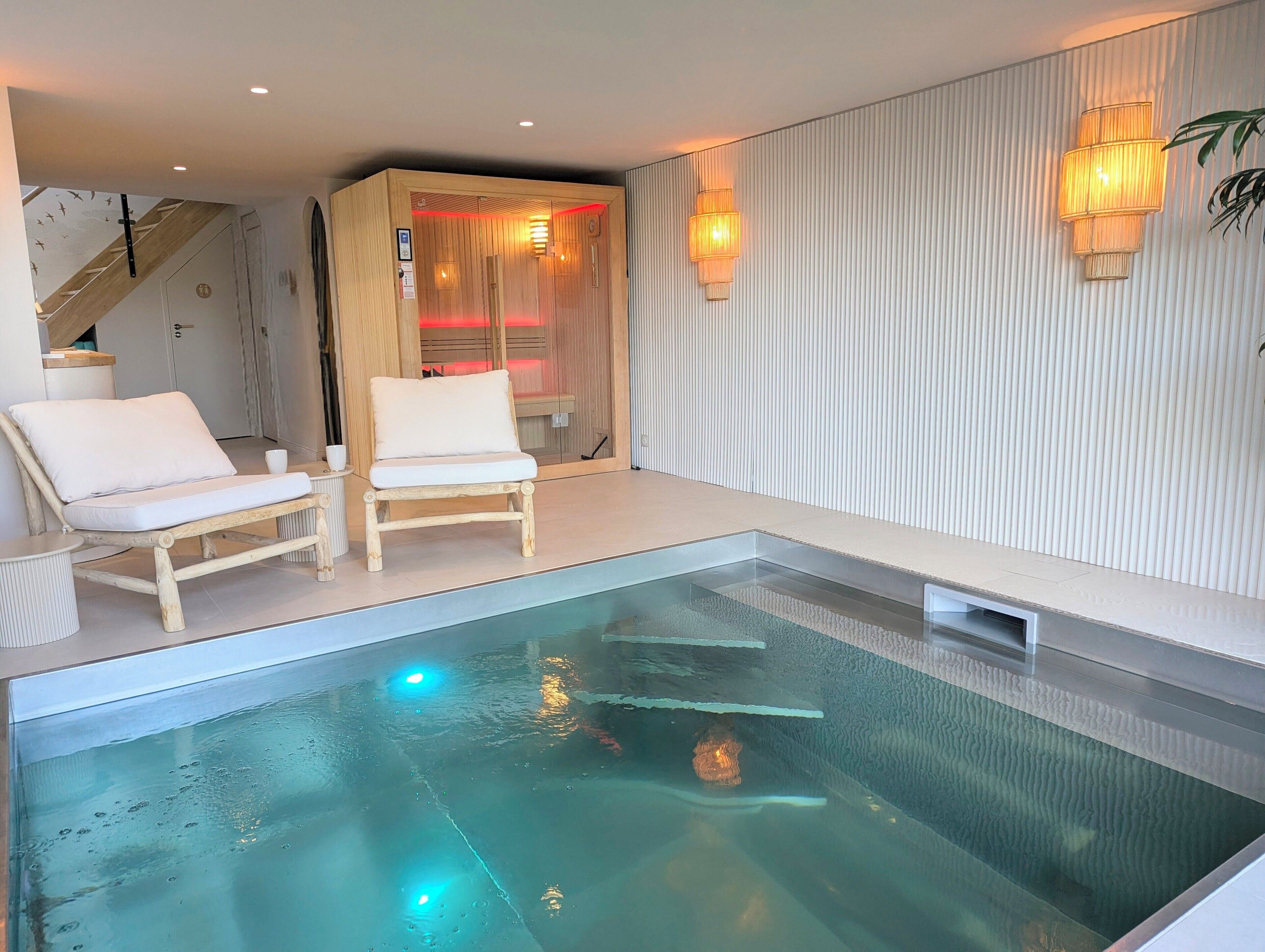 Indoor pool, a heated pool